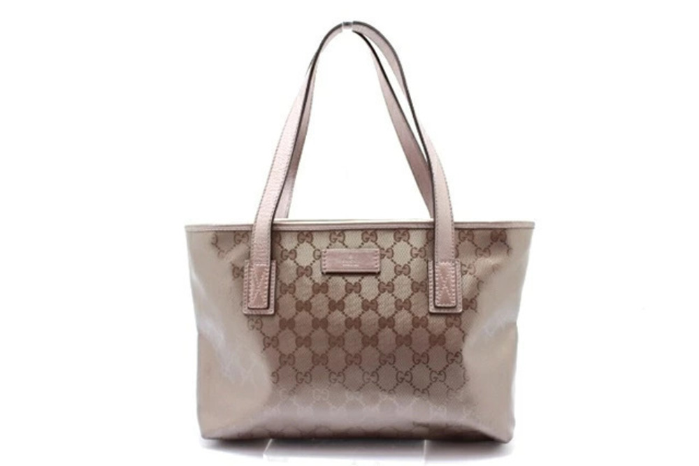 Gucci tote bag canvas metallic